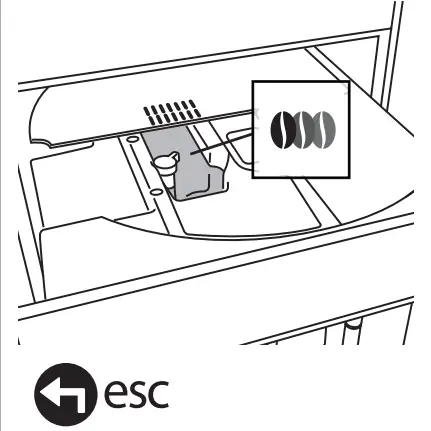 smeg CMS4104S Automatic Built In Coffee Machine - FRESH WATER 6