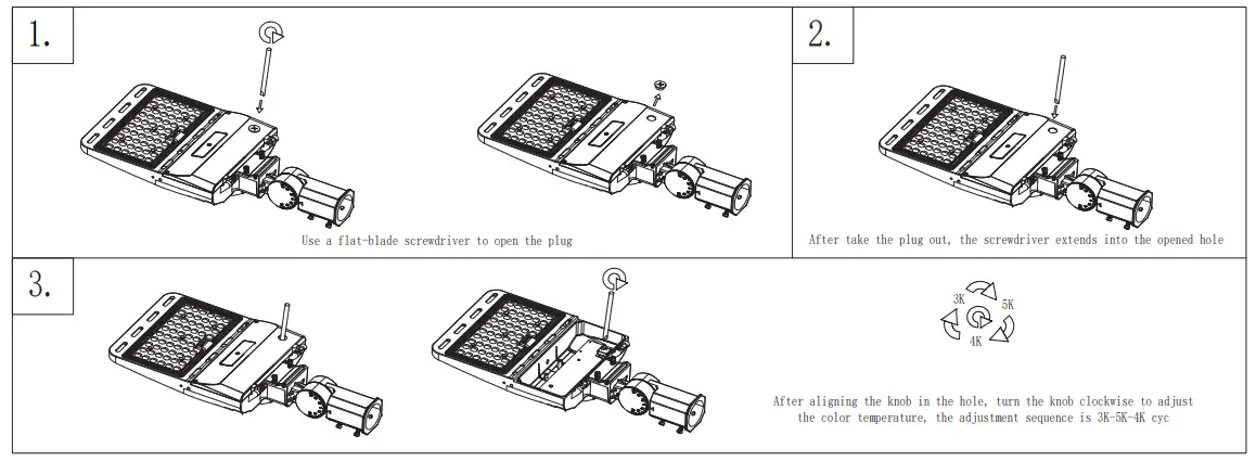 After installation, please