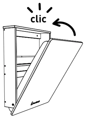 badabulle B035201 Wall-Mounted Changing Table -figure 5