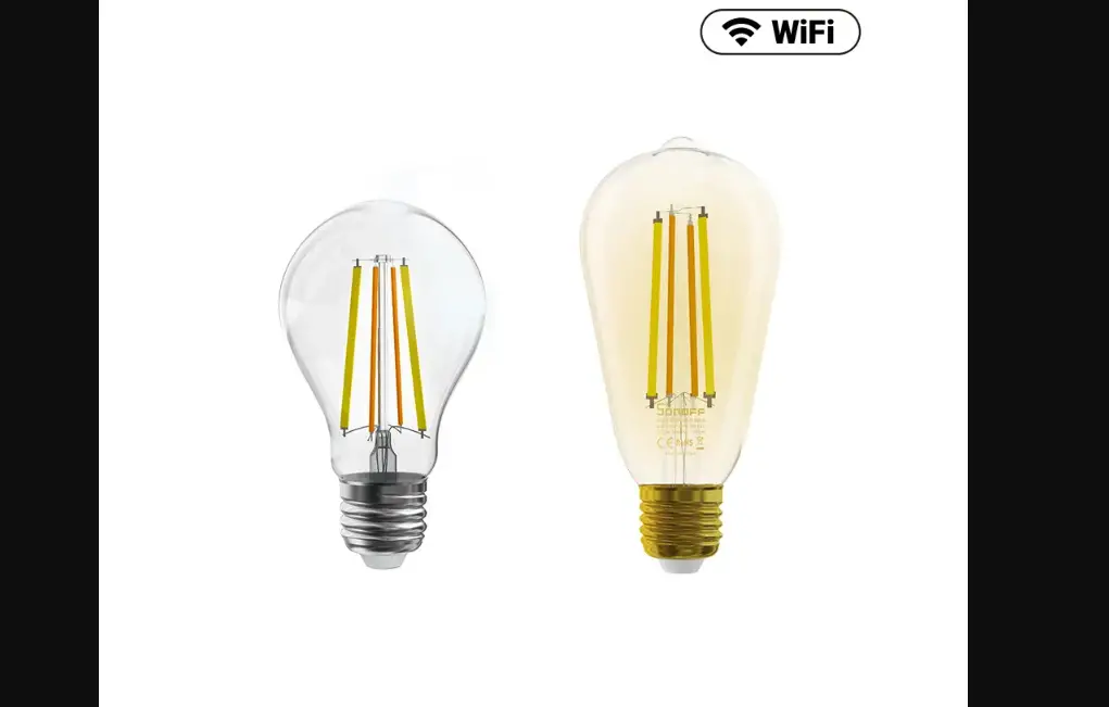 Sonoff B02 Wifi Smart Led Filament Bulb User Guide