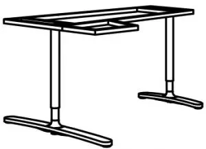 BEKANT Table All Parts