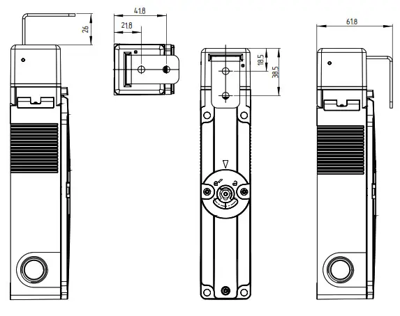 SCHMERSAL AZM150 Safety and Access Control Solenoid Interlock-Actuator AZM150 B6L