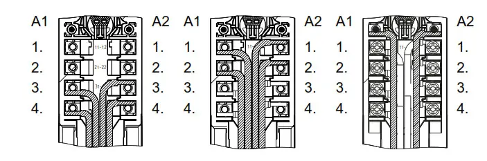 SCHMERSAL AZM150 Safety and Access Control Solenoid Interlock-Wiring examples