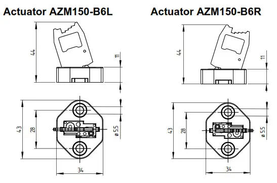 SCHMERSAL AZM150 Safety and Access Control Solenoid Interlock-position with actuator