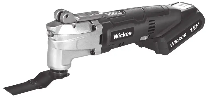 Wickes 223735 Cordless Multi Tool 18V Lithium - Cover