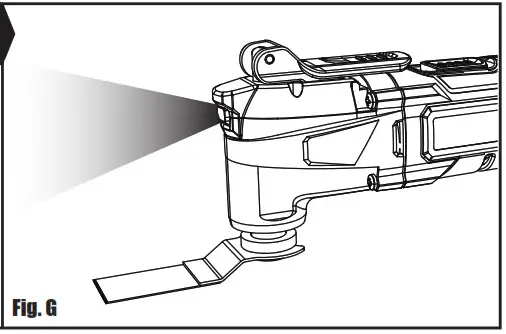 Wickes 223735 Cordless Multi Tool 18V Lithium - OPERATION 3