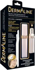 DERMALINE 451948 Facial Hair Remover Kit