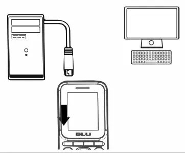BLU Z252 Mobile Phone- PHONE WITH COMPUTER
