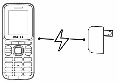 BLU Z252 Mobile Phone- Phone Charging
