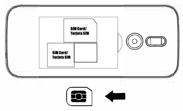 BLU Z252 Mobile Phone- SIM CARD