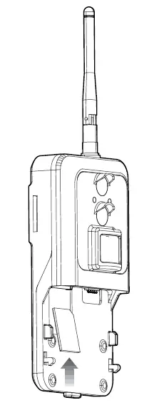 Install the SD Card and Close the Battery Tray