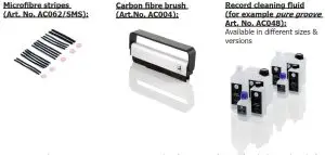 FIG 1 Available accessoires