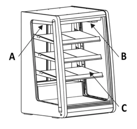 scandomestic RTW129BE Showcase - Structure and parts