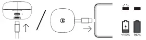 motorola Motobuds Charge Moto Buds Charge - Charging