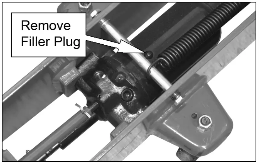 Clarke CTJ2GLS Strong Arm 2 Tonne Service Jack - filler plug