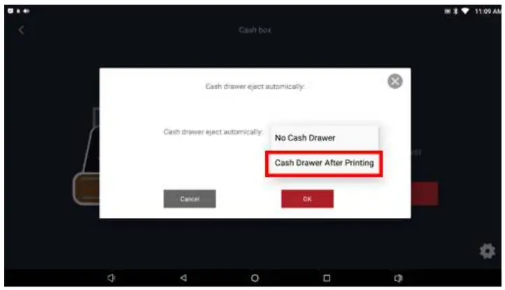 imin D4 Desktop Pos Terminal - Drawer After