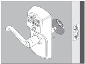 Fig 9 Install keypad.