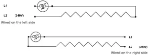 INTERNAL HEATER WIRING DIAGRAMS