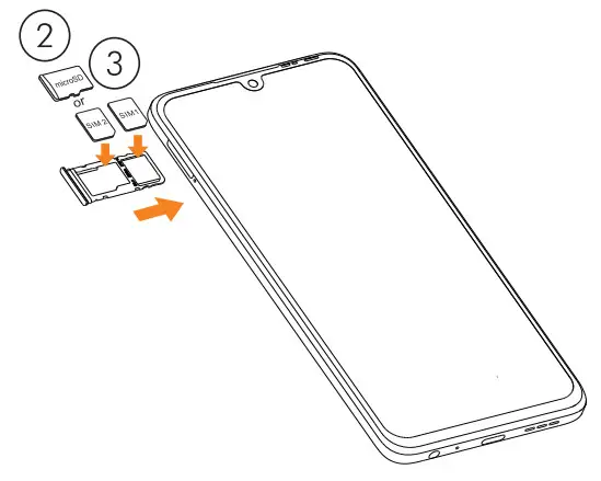 TCL T676J 30 Plus Smartphone - Charge the battery 2