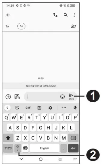 TCL T676J 30 Plus Smartphone - Messaging