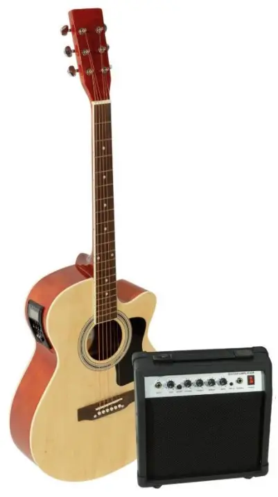 max MUSIC 173 170 ShowKit Electric Acoustic Guitar Pack-