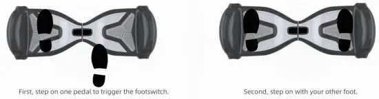 TOMOLOO K1 X Men Hoverboard 6.5 Inch Self Balancing Electric Scooter - Diyagrame