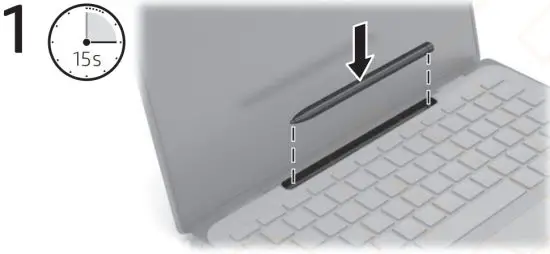 hp TPA C001P Wireless Rechargeable USI Pen - Fig 1