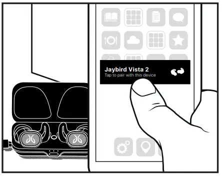 JAYBIRD Vista 2 True Wireless Earbuds for Sports - setting