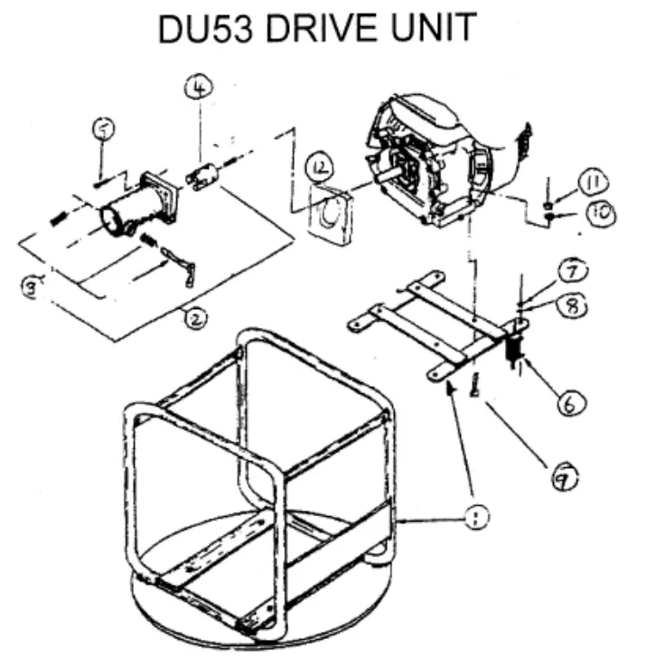 CROMMELINS DU60RP Drive Units - fig1