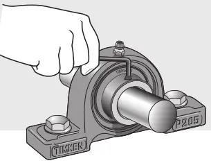 Timken Ball Bearing Housed Unit - Tighten the set screw