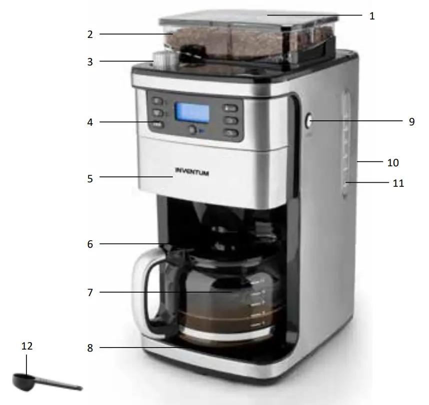 INVENTUM KZ915GD Coffee Maker - Fig