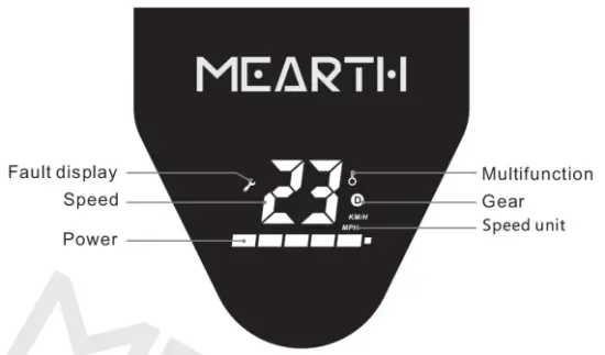 MEARTH RS Series Electric Scooter Folding Electric Scooter - FIG3