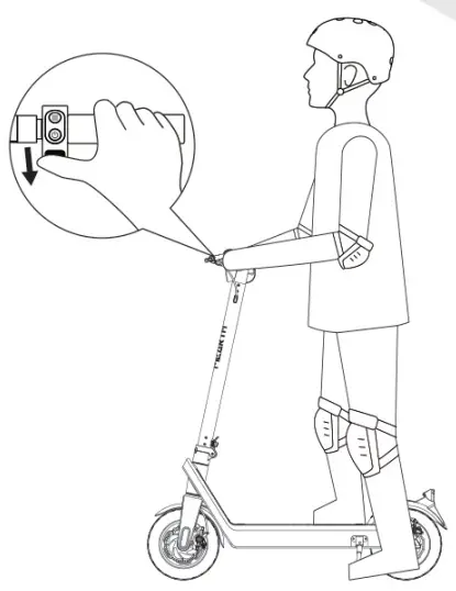 MEARTH RS Series Electric Scooter Folding Electric Scooter - FIG30
