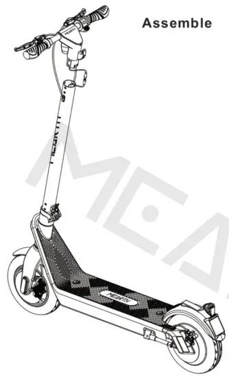 MEARTH RS Series Electric Scooter Folding Electric Scooter - FIG4