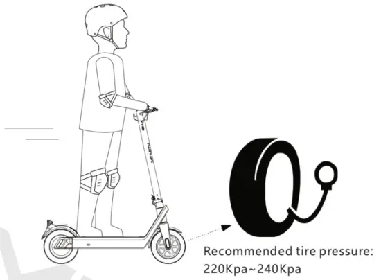 MEARTH RS Series Electric Scooter Folding Electric Scooter - FIG43