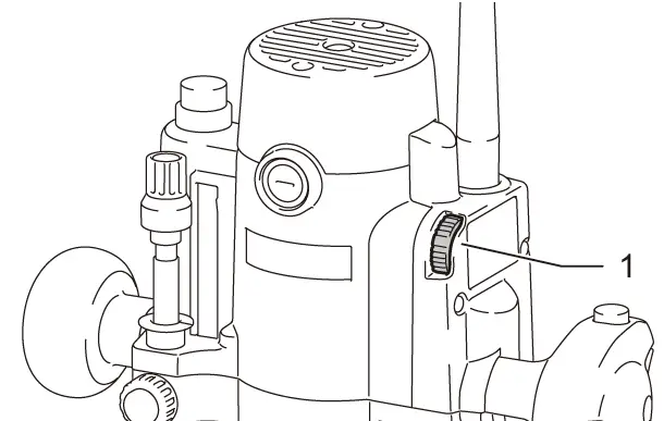 makita RP1111C 1-4 Inch Speed Control Plunge Router 7