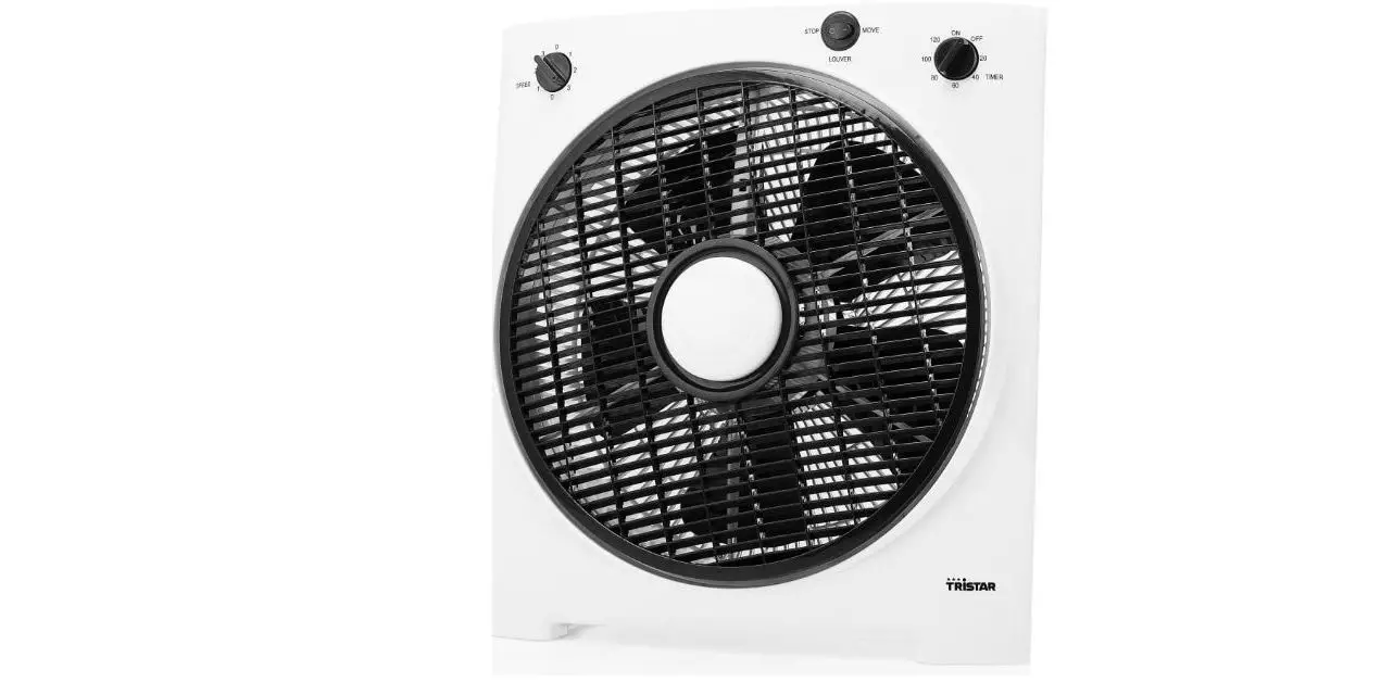 Tristar Ve-5858 Box Oscillating Fan With 3 Speeds Instruction Manual