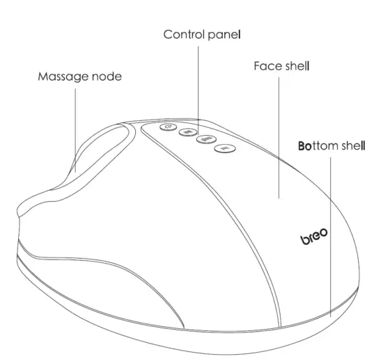 breo FM D191 Foot Massager 1