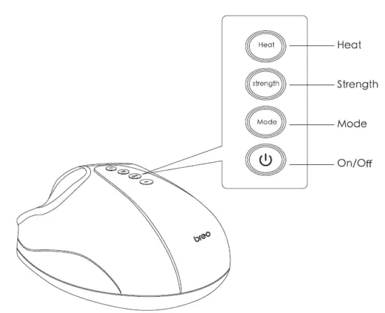 breo FM D191 Foot Massager 2