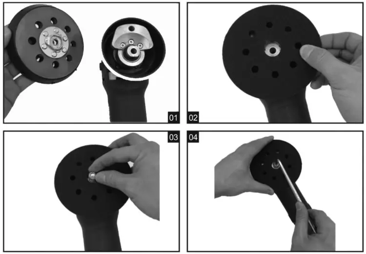 OPTIX M15 Dual Action Polisher - Power Tool Setup