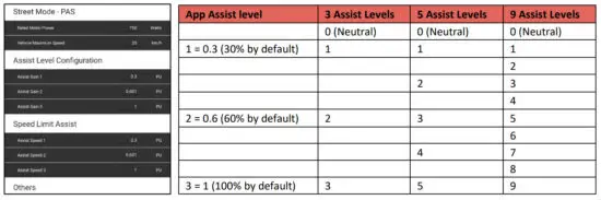 CYC MOTOR APT 750c Colour Display - Advance setting 2