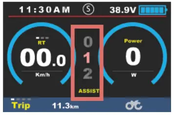 CYC MOTOR APT 750c Colour Display - Operating