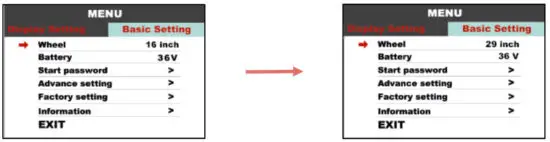 CYC MOTOR APT 750c Colour Display - Wheel