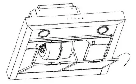 CIARRA CBCS6102-OW 60cm Chimney Cooker Hood - Activated carbon filter can be used to trap odors