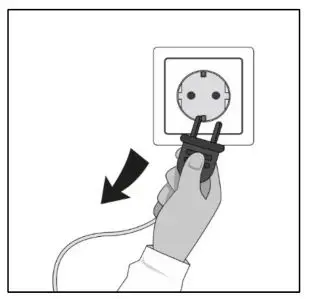 CIARRA CBCS6102-OW 60cm Chimney Cooker Hood - Before installation, turn the unit off and unplug it from the outlet