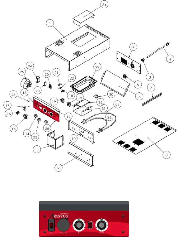 AVANTCO-177HEAT1836-Full-Size-Non-Insulated-Heated-Holding-Cabinet-fig-2