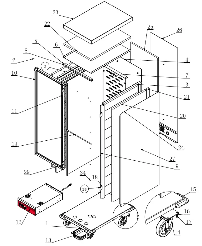 AVANTCO-177HEAT1836-Full-Size-Non-Insulated-Heated-Holding-Cabinet-fig-8