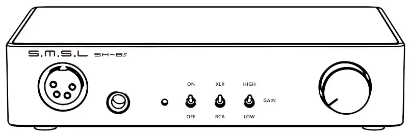 S M S L SH 8S Balanced Headphone Amplifier