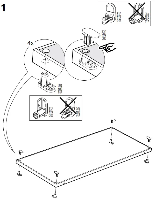 IKEA TROTTEN Noticeboard 30x13 Inch Instruction - 3