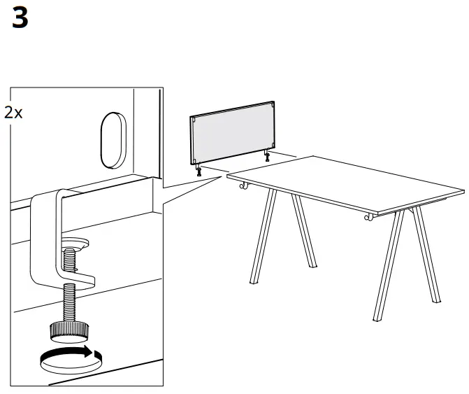 IKEA TROTTEN Noticeboard 30x13 Inch Instruction - 6